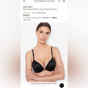 Victoria’s Secret Bombshell Push-Up Bra (Pair:black and nude)